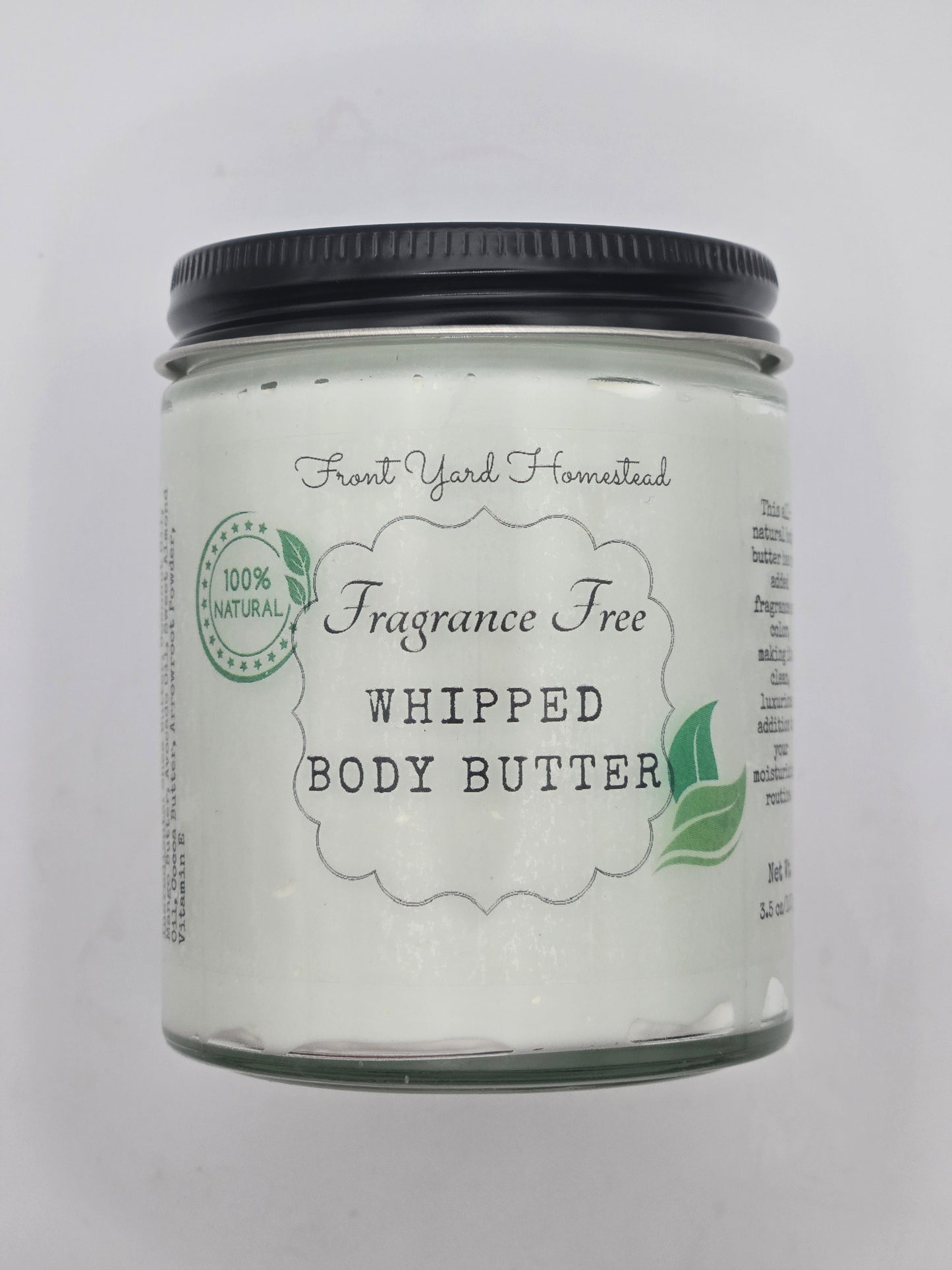 Fragrance Free Whipped Body Butter