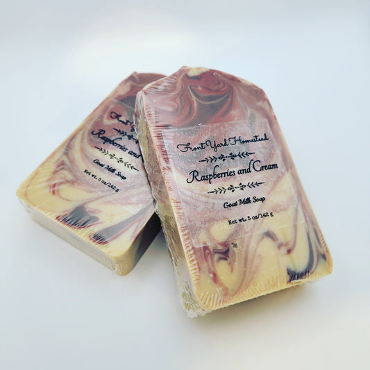 Raspberries and Cream Goat Milk Soap