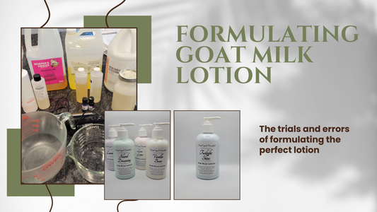 Formulating Goat Milk Lotion