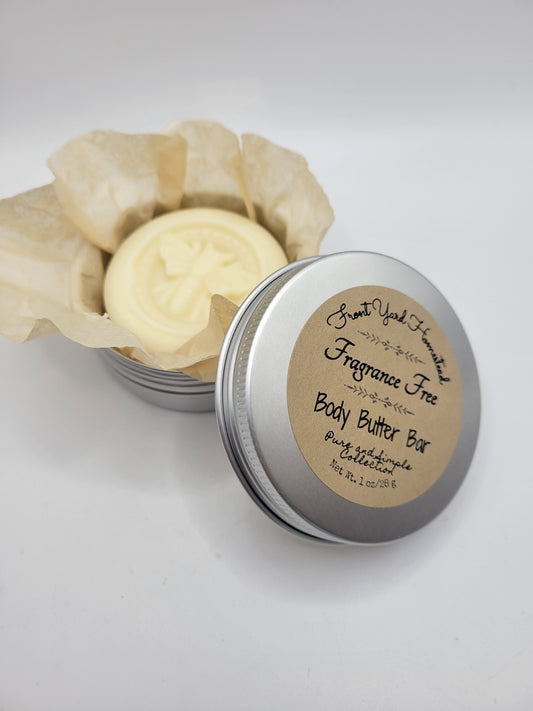 Fragrance Free Body Butter Bar