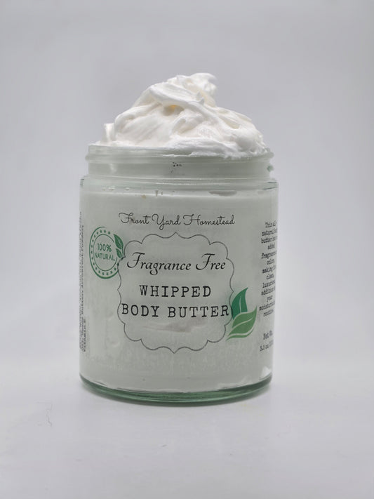 Fragrance Free Whipped Body Butter