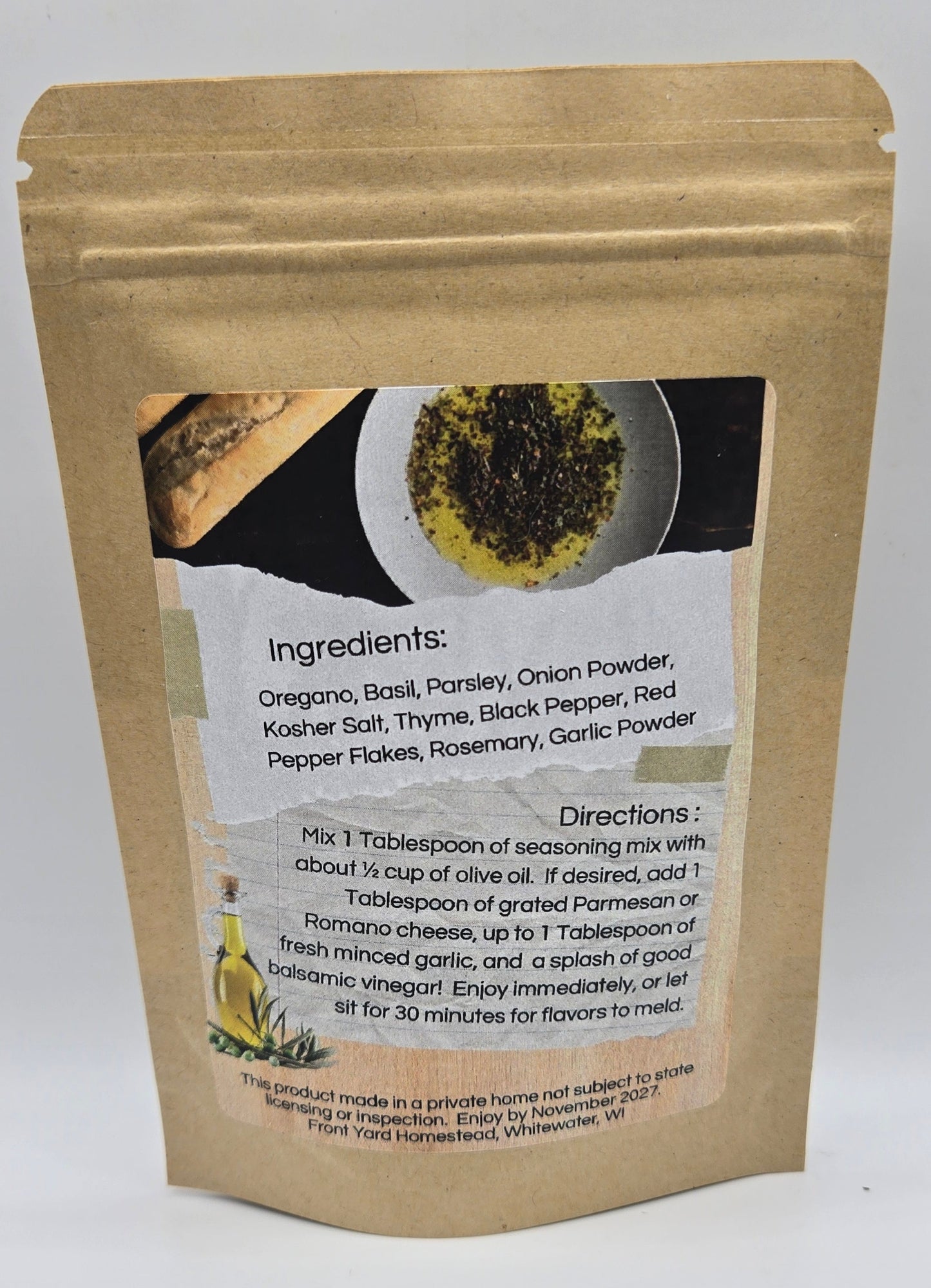 Bread Dipping Oil Seasoning