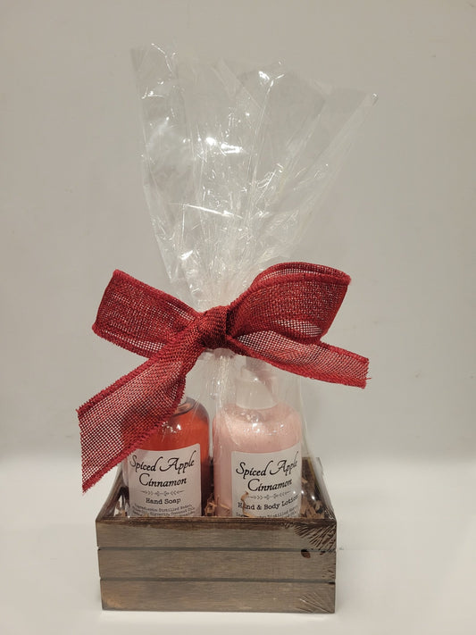 Spiced Apple Cinnamon Soap and Lotion Gift Set